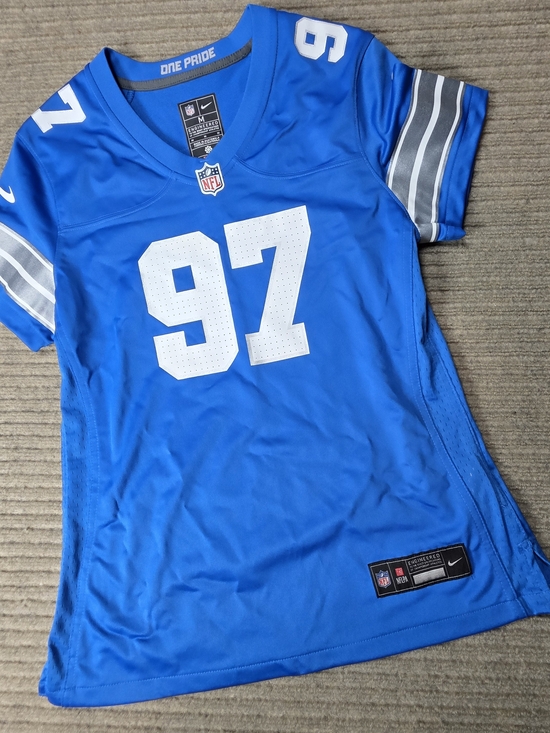 NFL Other - Nike NFL Engineered Aidan Hutchinson Detroit Lions Blue Sz M Jersey. EUC